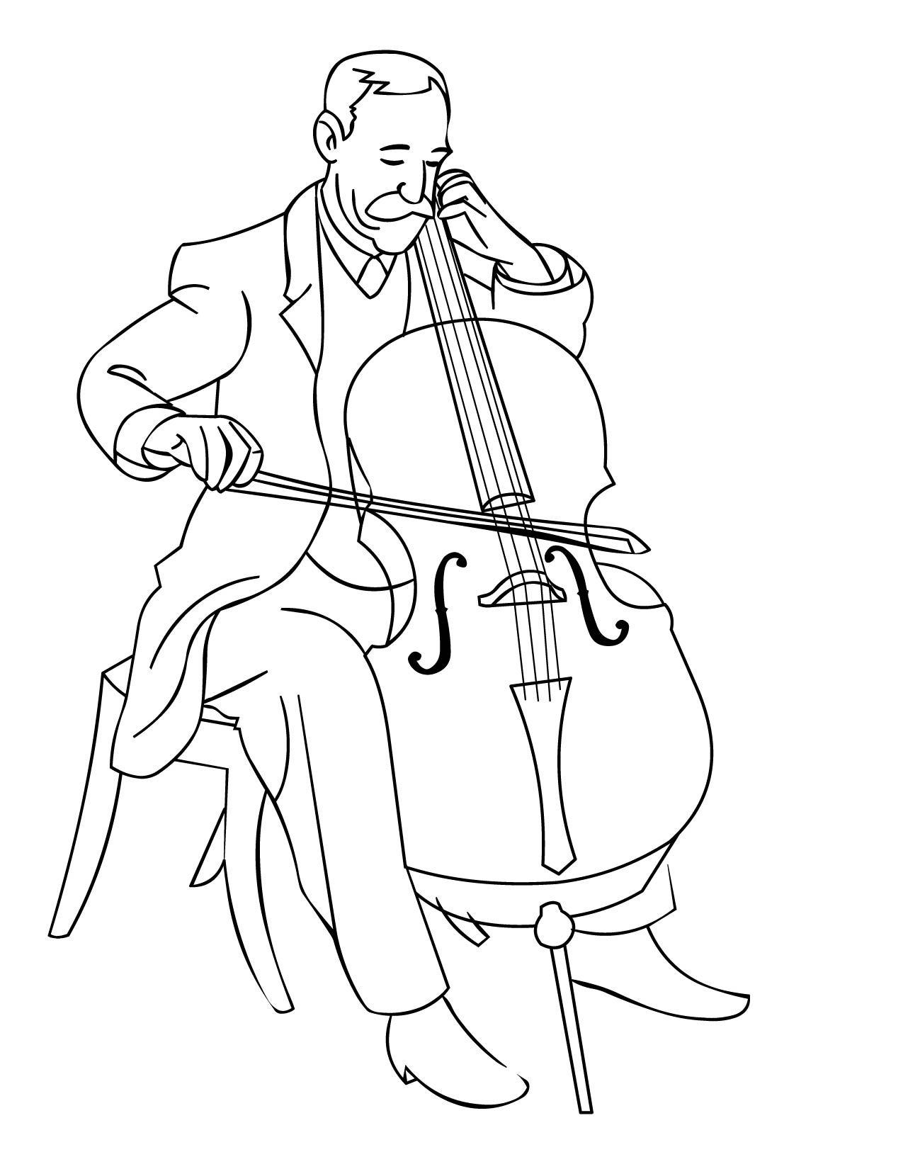 Orchestra Coloring Pages - Best Coloring Pages For Kids