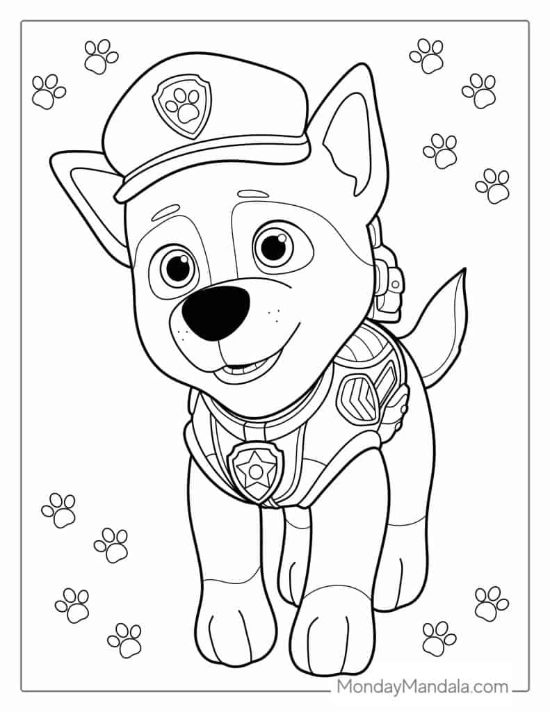 58 Paw Patrol Coloring Pages (Free PDF Printables)