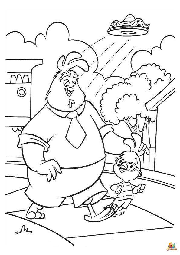 Enjoy Fun and Easy Chicken Squad Coloring Pages | AHcoloring