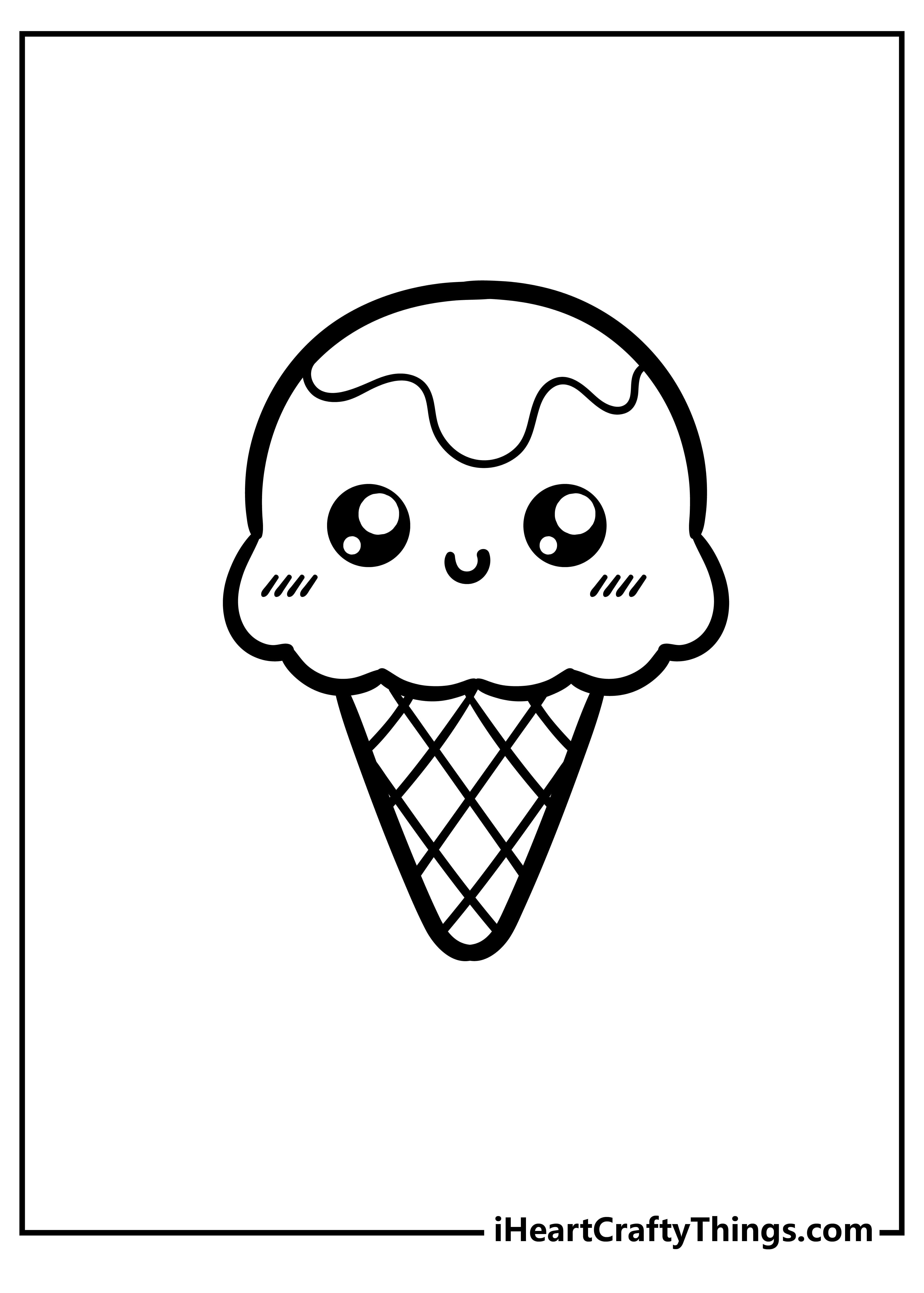 Cute Food Coloring Pages (100% Free ...