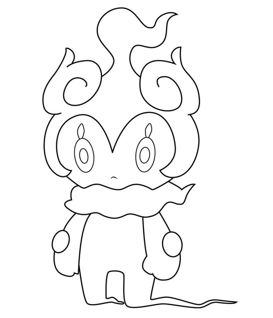 Marshadow Coloring Pages - Free Printable Coloring Pages for Kids