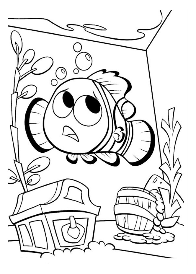 Free Finding Nemo coloring pages to color - Finding Nemo Kids Coloring Pages