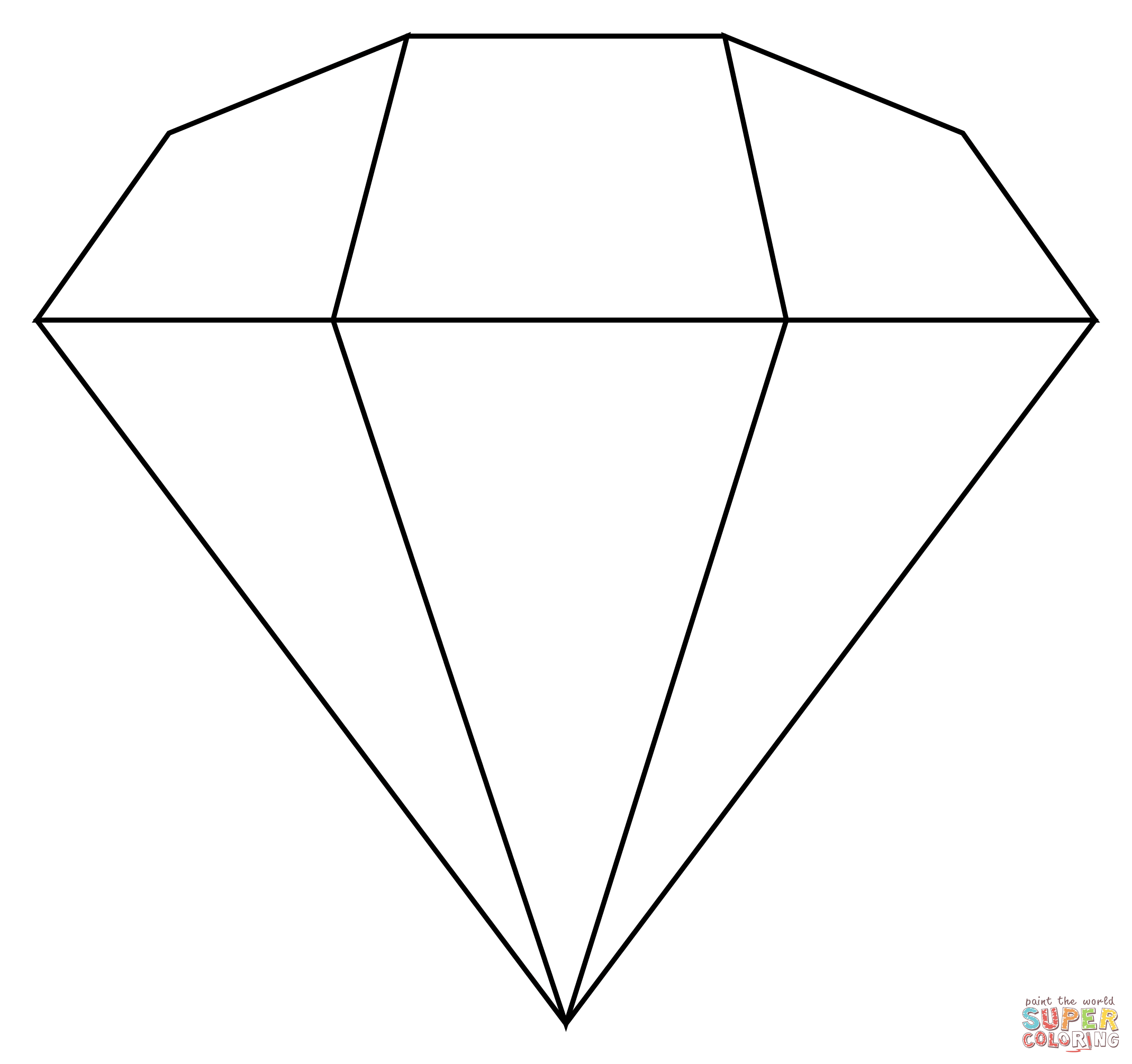 Gem Stone coloring page | Free Printable Coloring Pages