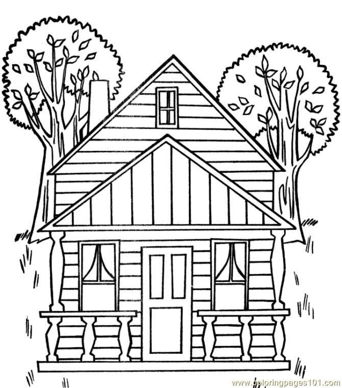 Tree House Coloring Pages Printable | Redirect | House colouring pages, Coloring  pages, Free printable coloring pages