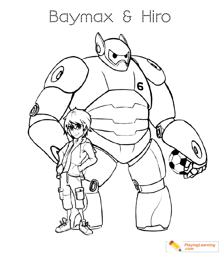 Big Hero 6 Coloring Page 16 | Free Big Hero Coloring Page