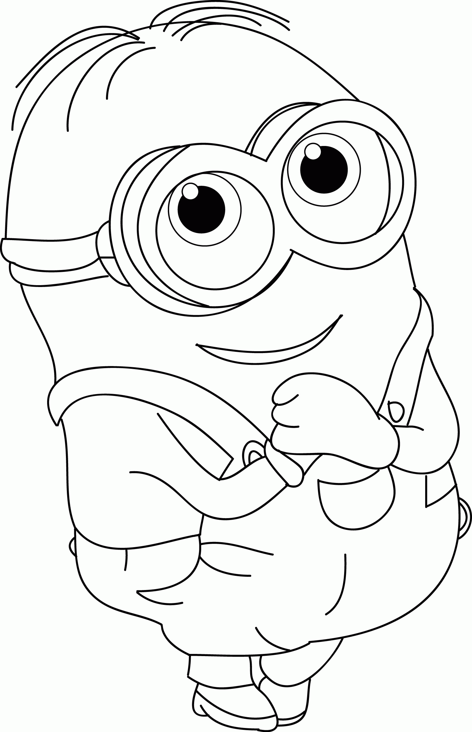 bob minion coloring pages - Clip Art Library