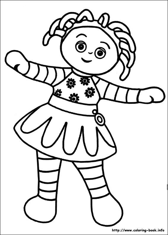 In the night garden coloring picture | Garden coloring pages, Night garden,  Coloring pictures