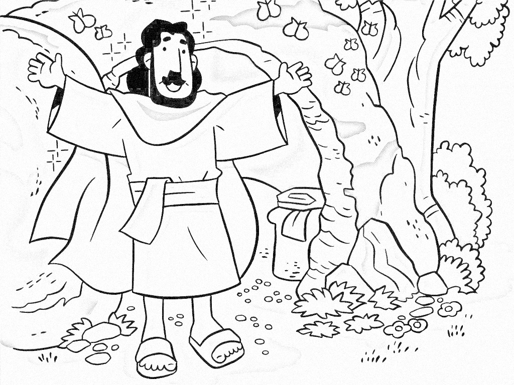 The Easter Story - Coloring Page 2