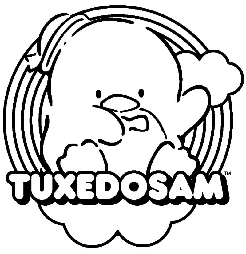 Free Printable Tuxedo Sam Coloring Page - Free Printable Coloring Pages for  Kids