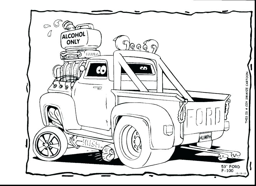 Hot Rod Car Coloring Pages at GetDrawings | Free download