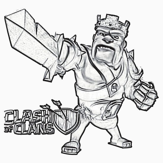 Clash Royale Coloring Pages The Game's Character - Theseacroft