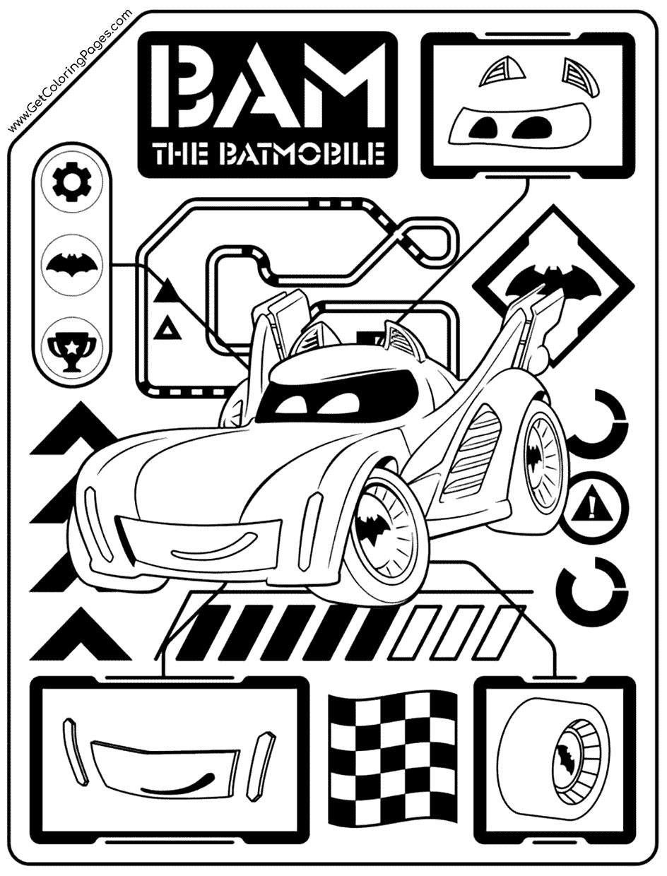 Batwheels Coloring Pages ...