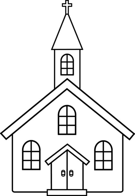 Churches Coloring Pages - Learny Kids