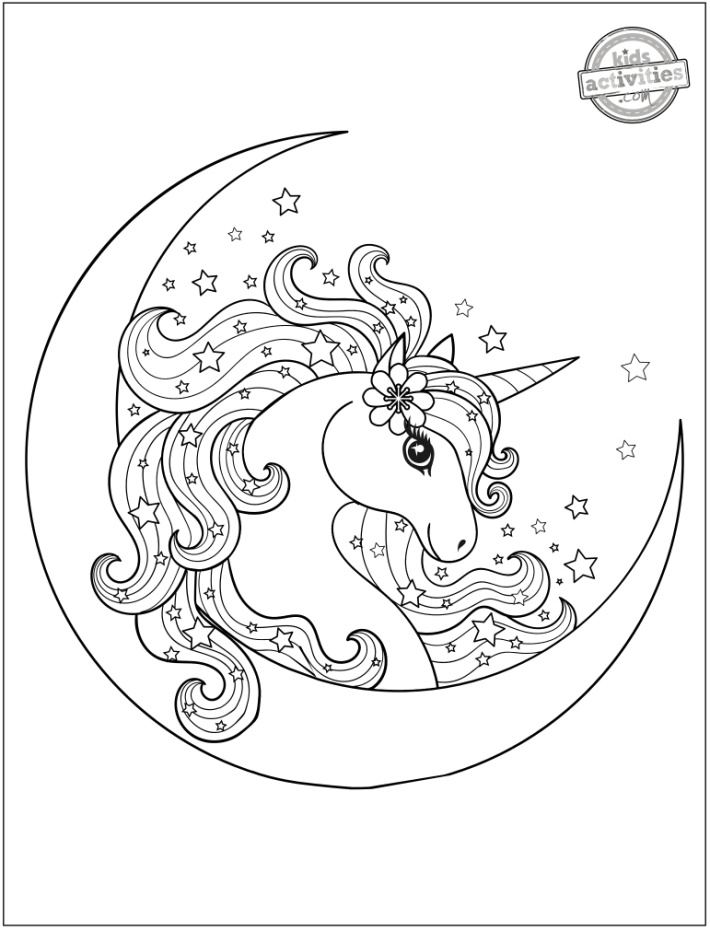 Magical Unicorn Coloring Pages for Kids | Kids Activities Blog
