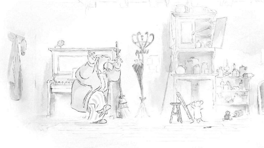 ernest celestine coloring page