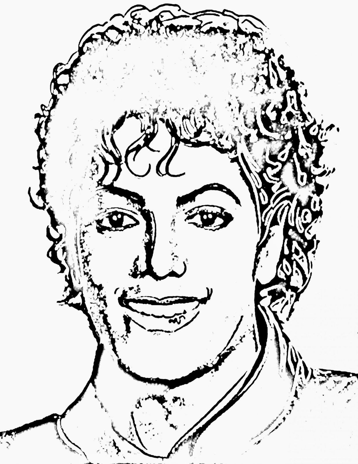 Michael Jackson Coloring Sheets | Free Coloring Sheet
