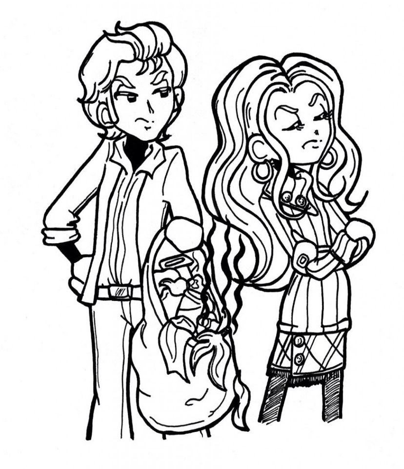 Brent Roberts and Mackenzie Hollister | Mackenzie hollister, Dork diaries,  Witch coloring pages