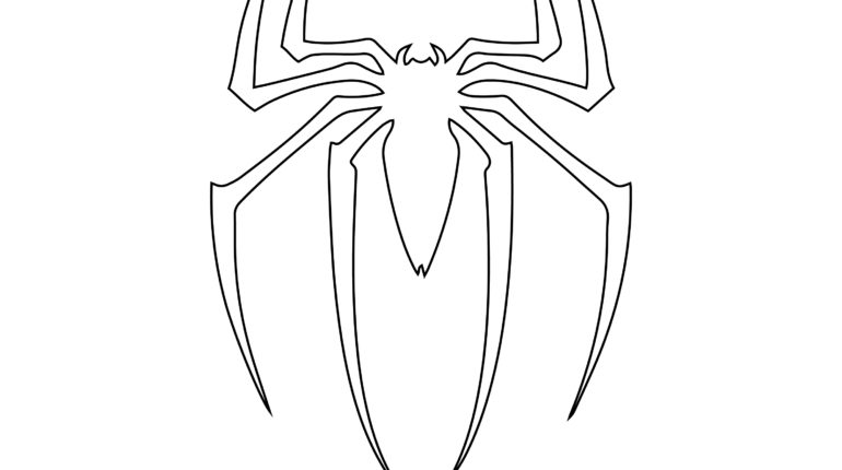 Spiderman Line Drawing at GetDrawings | Free download