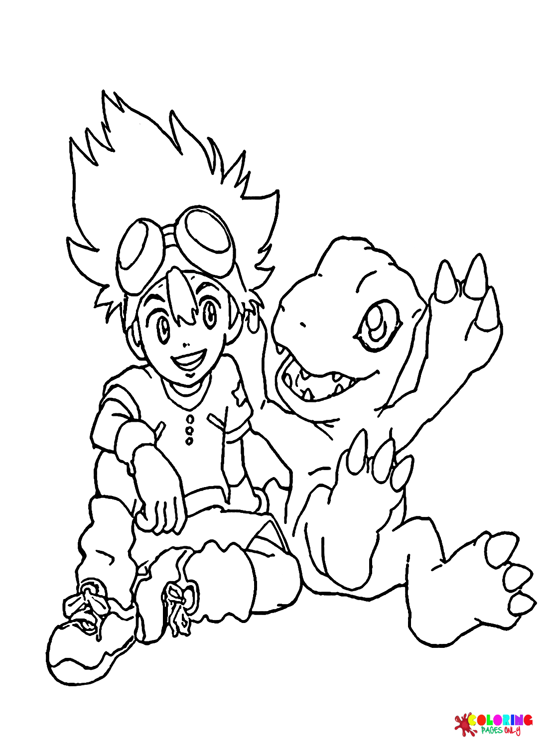 Agumon Coloring Pages - Free Printable ...