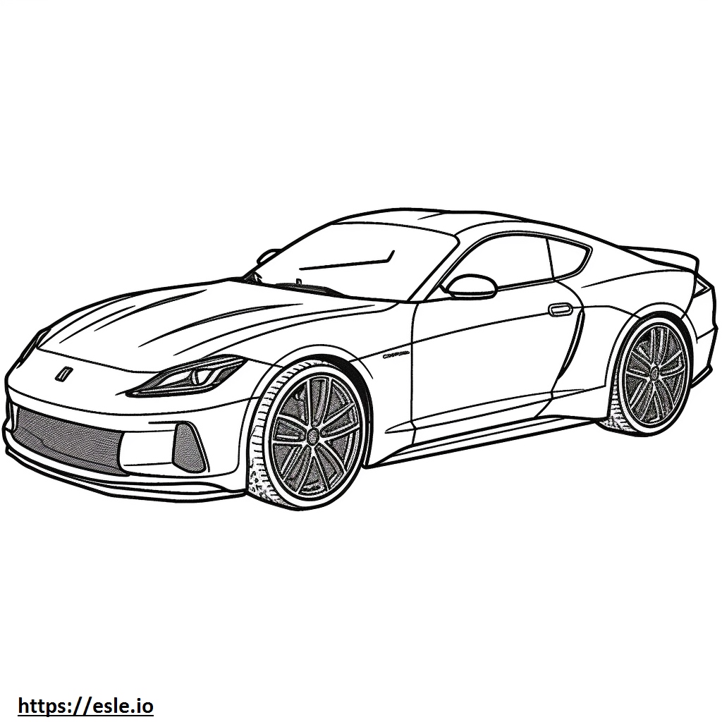 Jaguar F-Type R AWD Coupe 2024 coloring ...