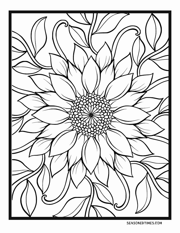 Coloring for Seniors – Seasoned Times