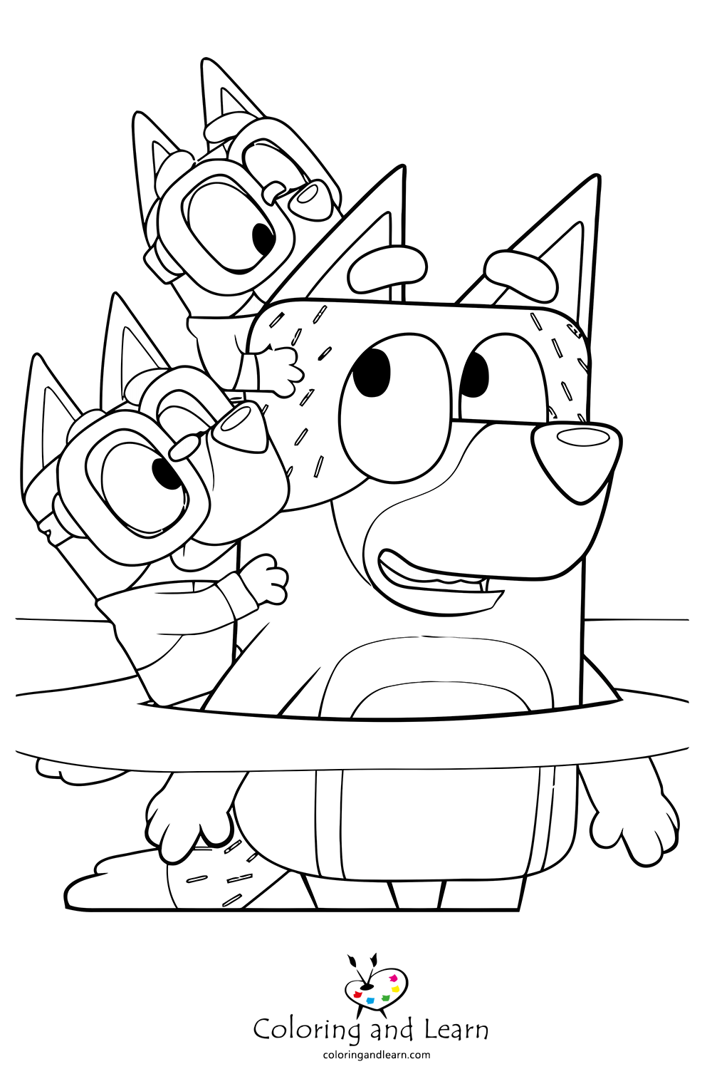 Bluey Coloring Pages (2024) - Coloring ...