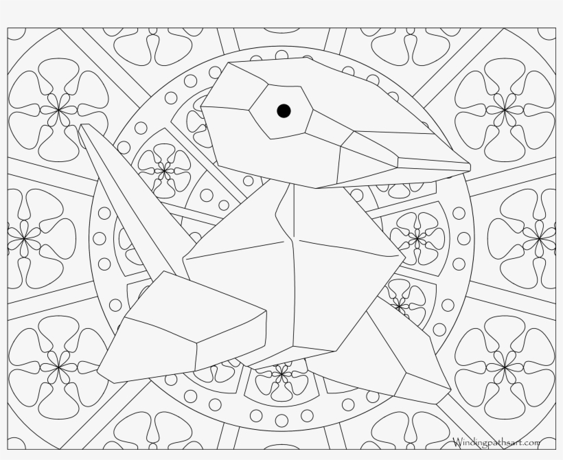 Porygon - Mandala Coloring Pages Pokemon Mew - Free Transparent PNG  Download - PNGkey