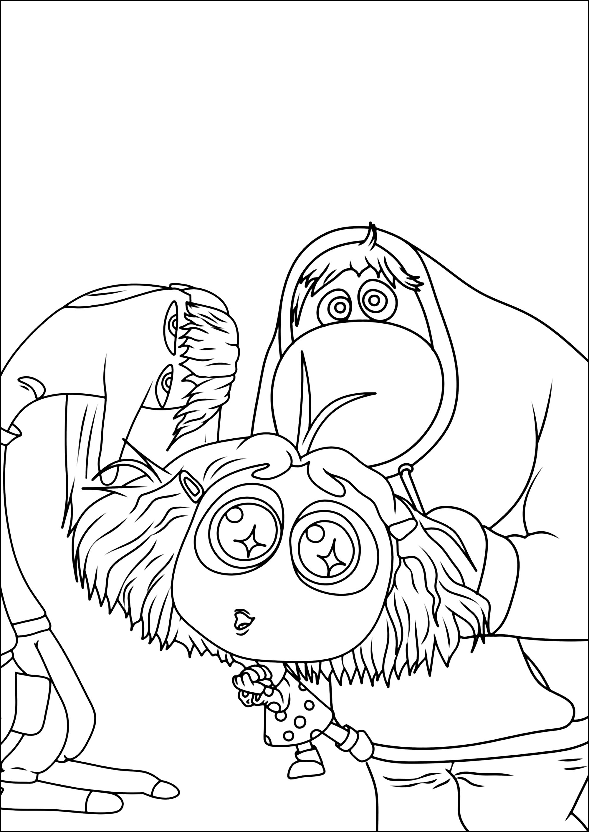 Inside Out 2 Coloring Pages for Kids