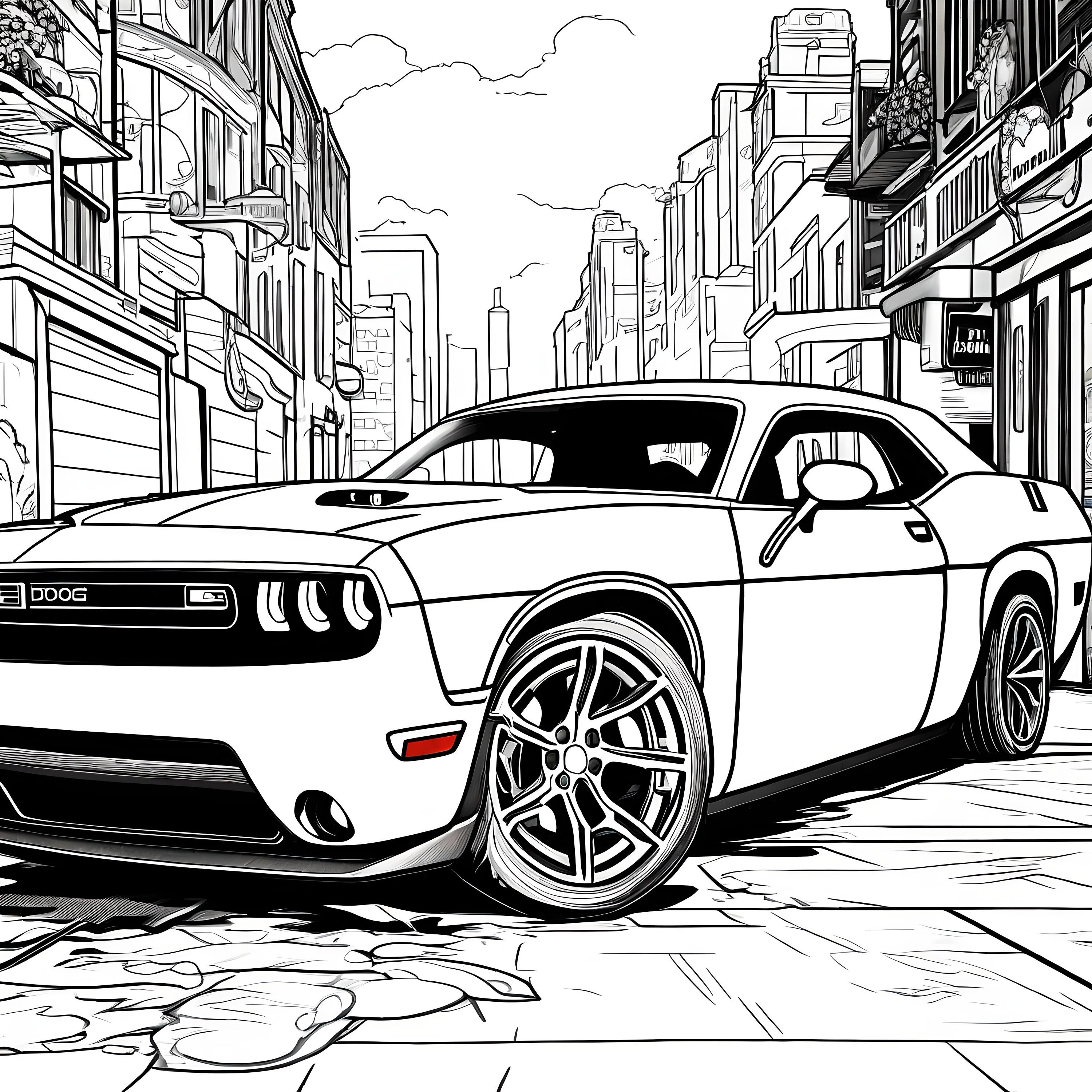 Muscle Cars Coloring Pages BEST 24 ...