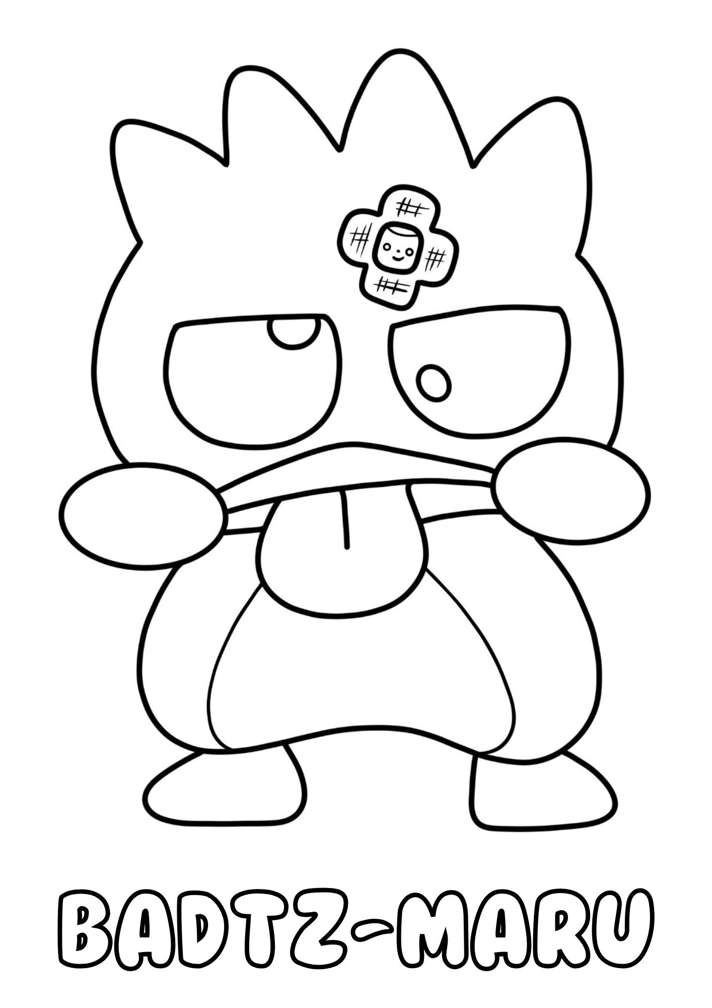 Printable 73 Pages Sanrio Coloring Book ...