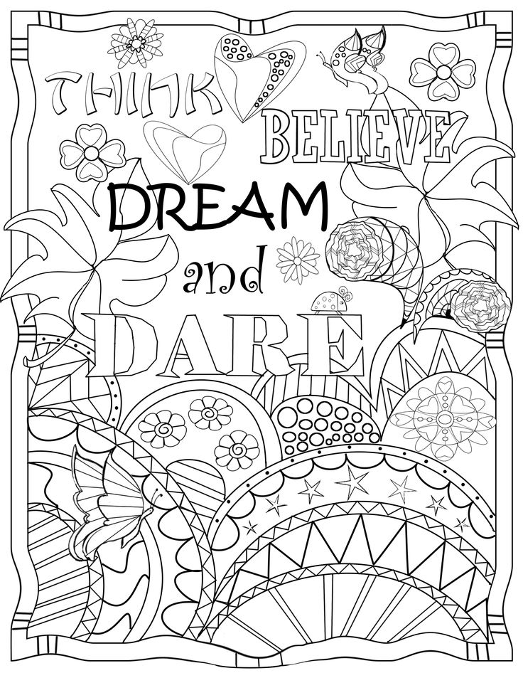 Power of Positivity-Adult Coloring Book ...