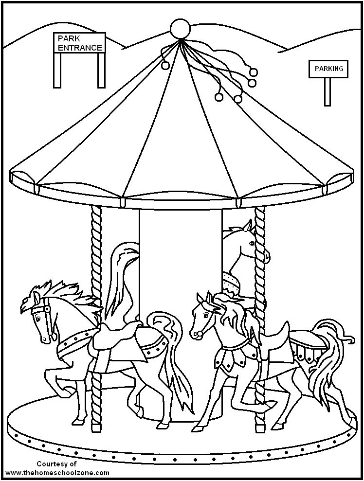 Printable Carnival Coloring Pages - Get Coloring Pages