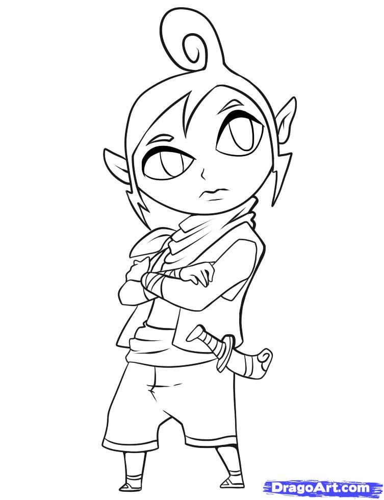 Legend of Zelda Character Coloring Pages - Get Coloring Pages
