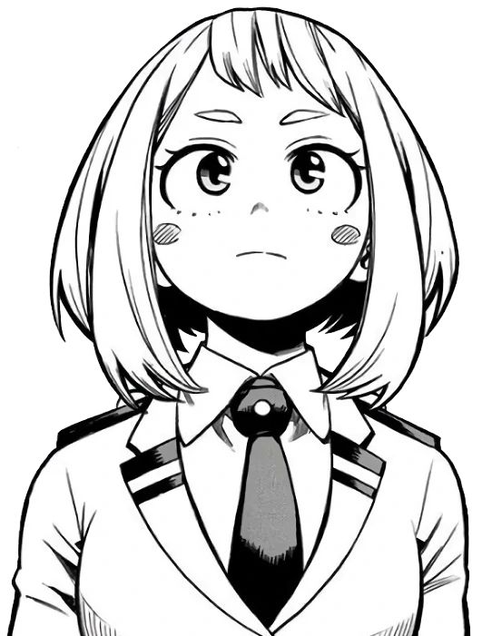 Ochaco Uraraka/Image Gallery | My Hero Academia Wiki | Fandom | Coloriage  manga, Dessin de visages, Dessin de visage