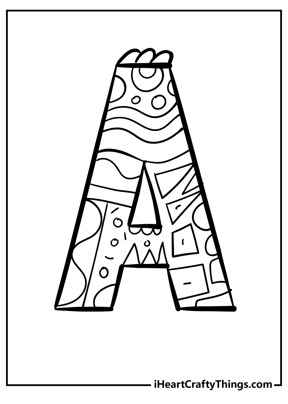 Letter A Coloring Pages (Updated 2023)