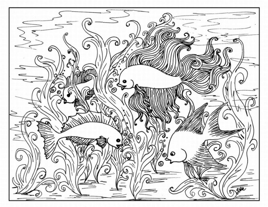 10 Pics of Detailed Coloring Pages Fish - Piranha Fish Coloring ...