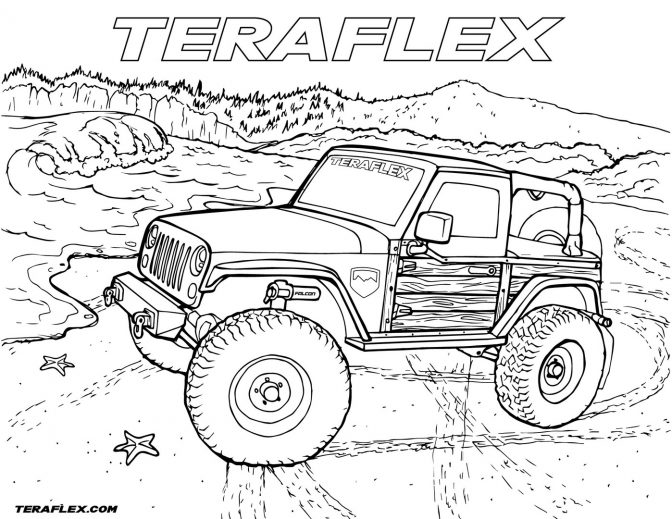 coloring page for kids: 43 Dune Buggy Coloring Page Photo ...
