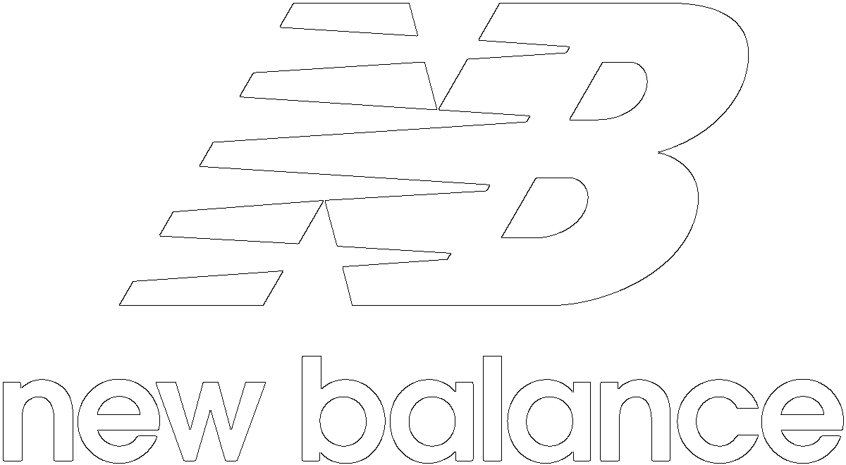 New Balance logo coloring pages