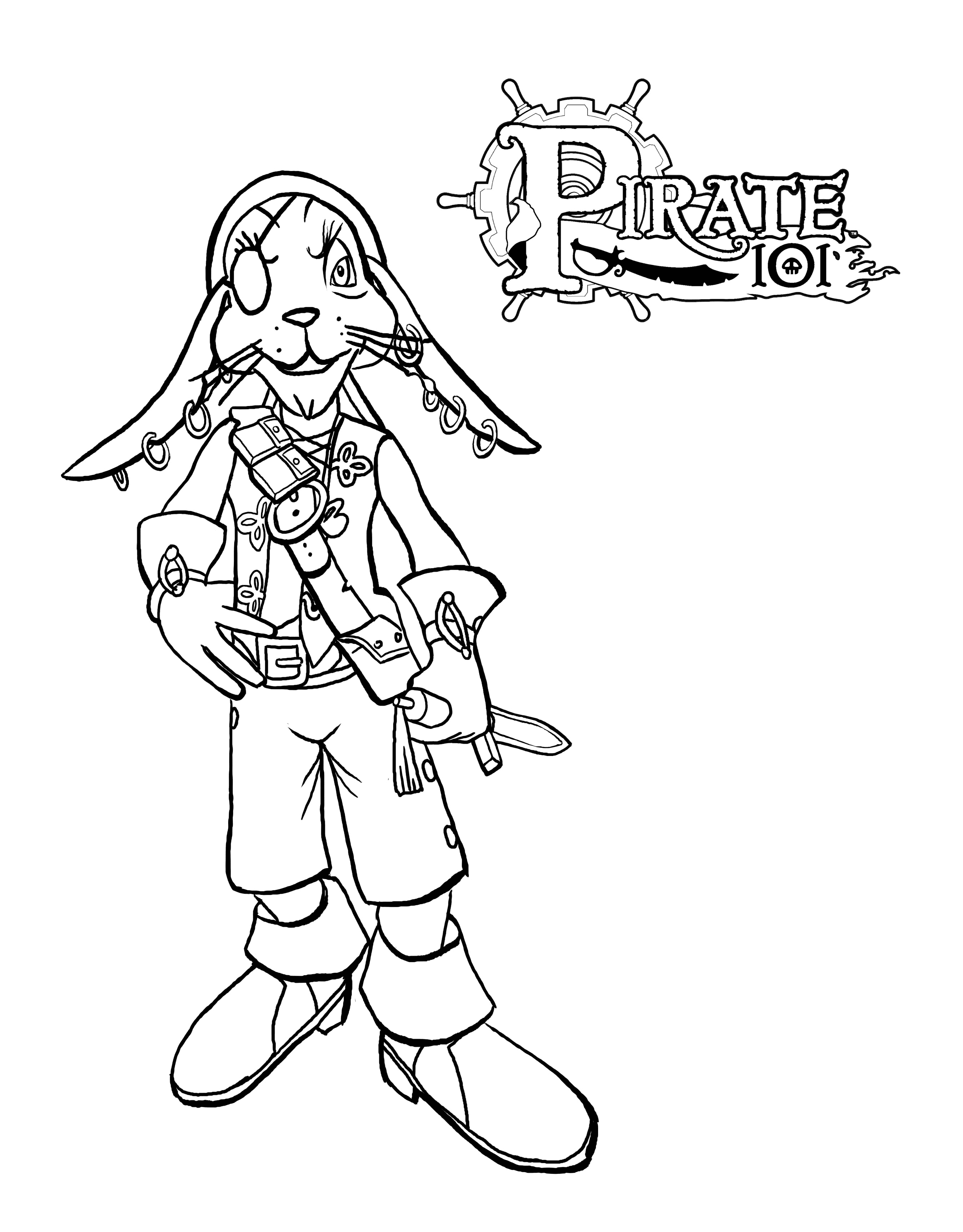 Pirate Coloring Pages | Pirate101 Free Online Game