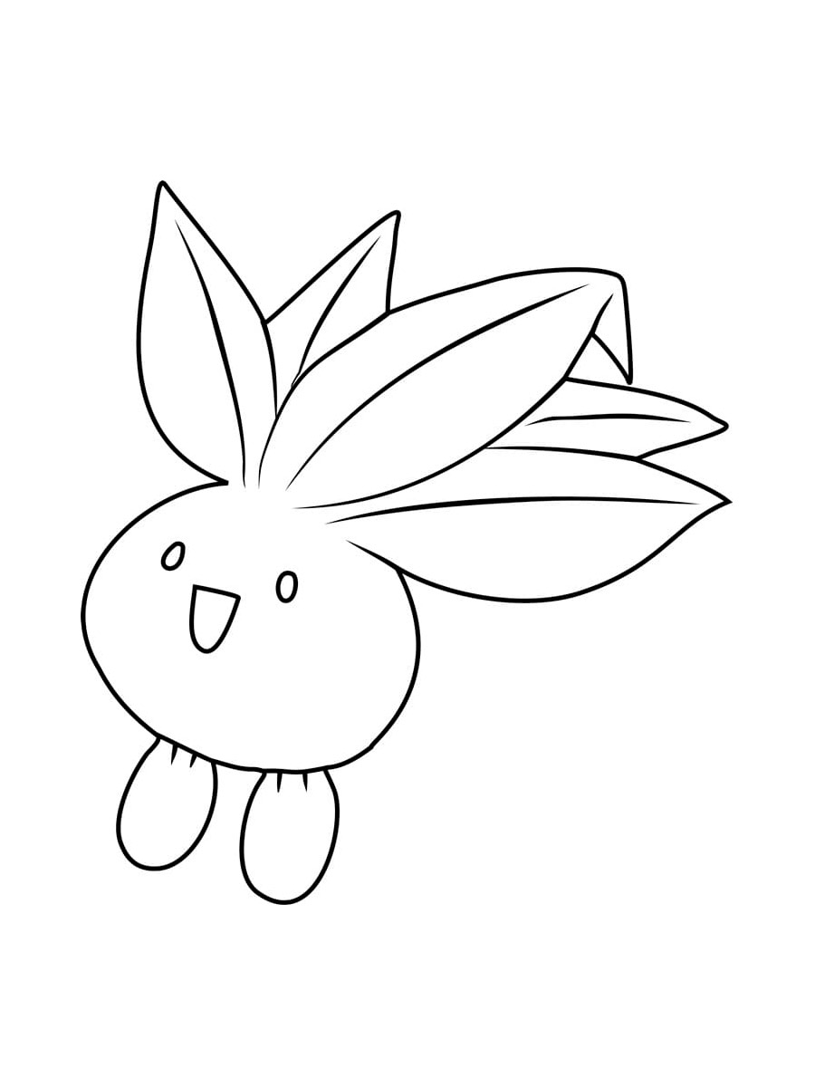 Oddish Pokemon coloring pages