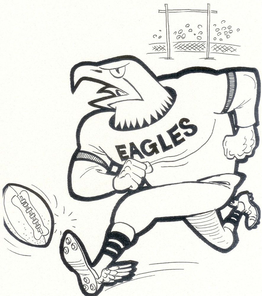 Fabulous college football coloring pages with football coloring page and  football colori… | Philadelphia eagles colors, Football coloring pages, Philadelphia  eagles