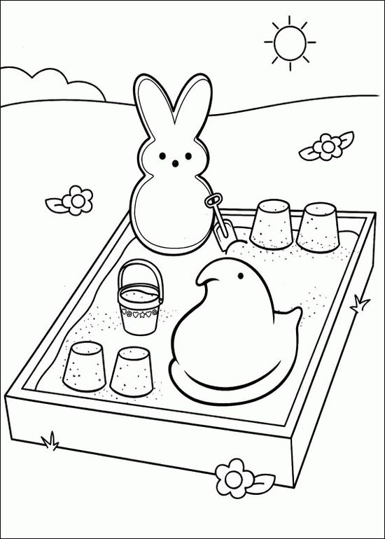 Peeps Coloring pages
