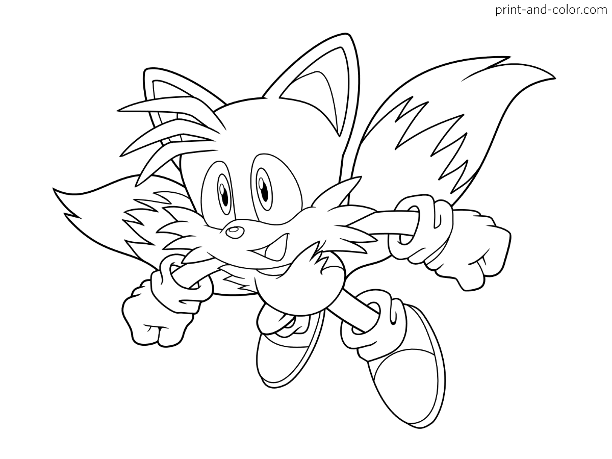 Sonic the hedgehog coloring pages | Print and Color.com