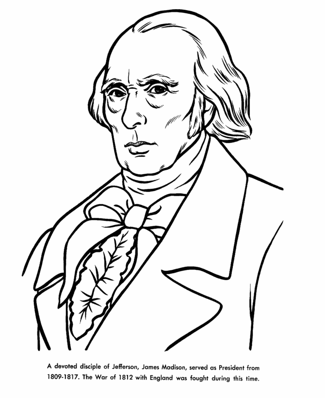USA-Printables: President James Madison - 4th President of the US ...