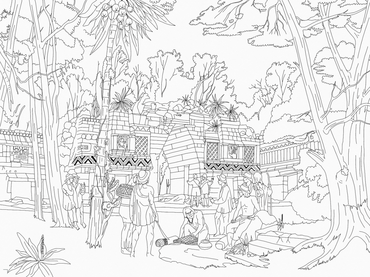 Colouring Book Of Archaeology & Ethnology Fraser - Coloring Nation