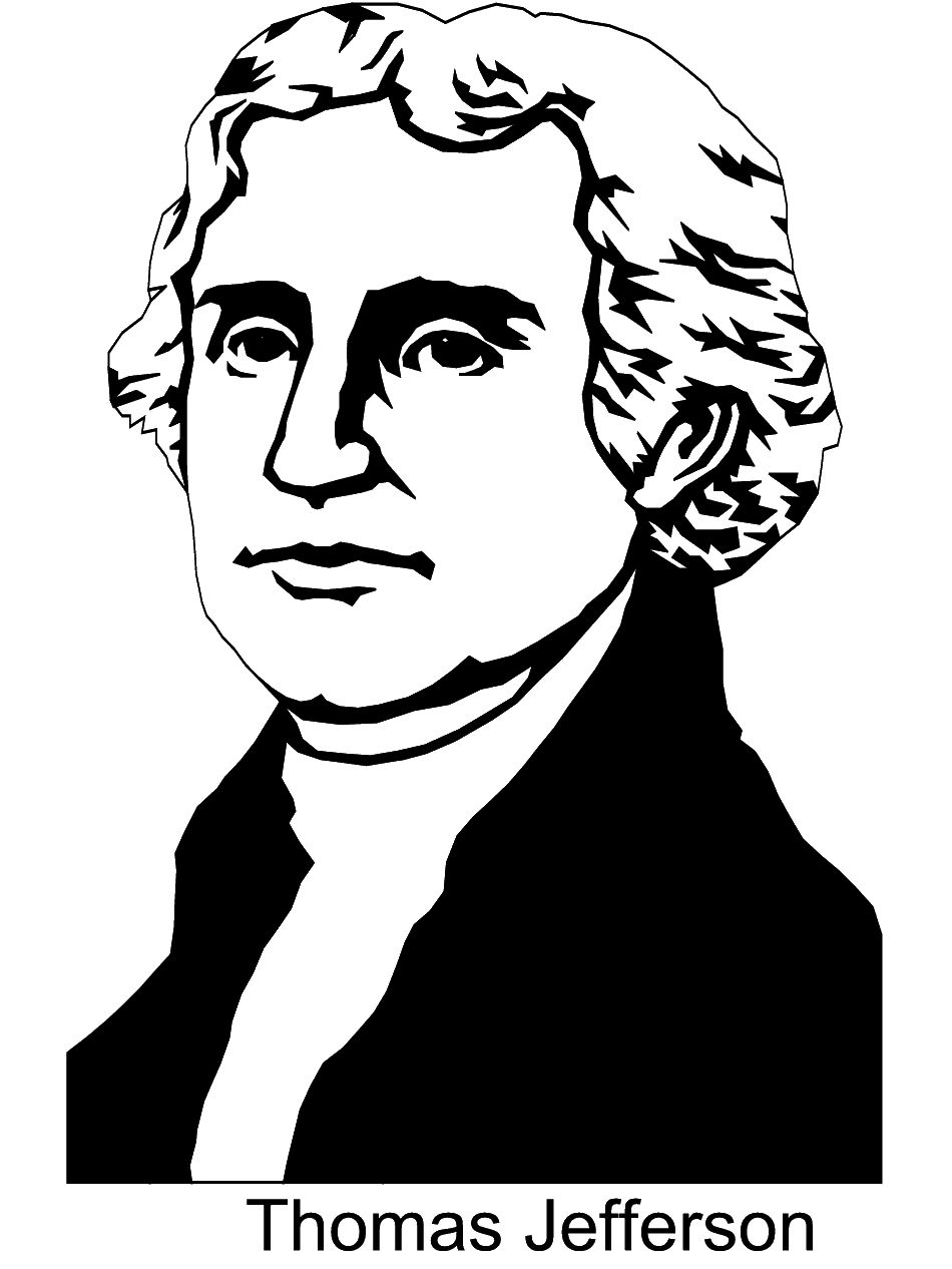 Presidents' Day Coloring Page: Thomas Jefferson - PrimaryGames ...