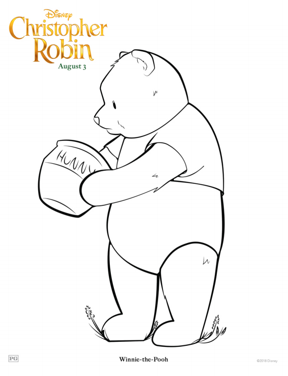 Christopher Robin Coloring Pages ...