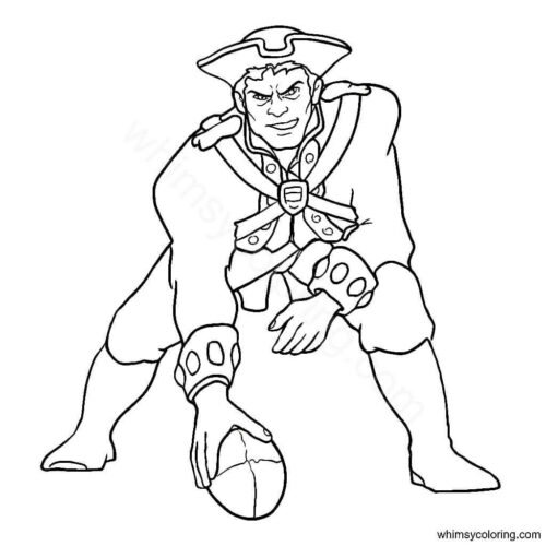 15 Free New England Patriots Coloring Pages Printable - Whimsy Coloring
