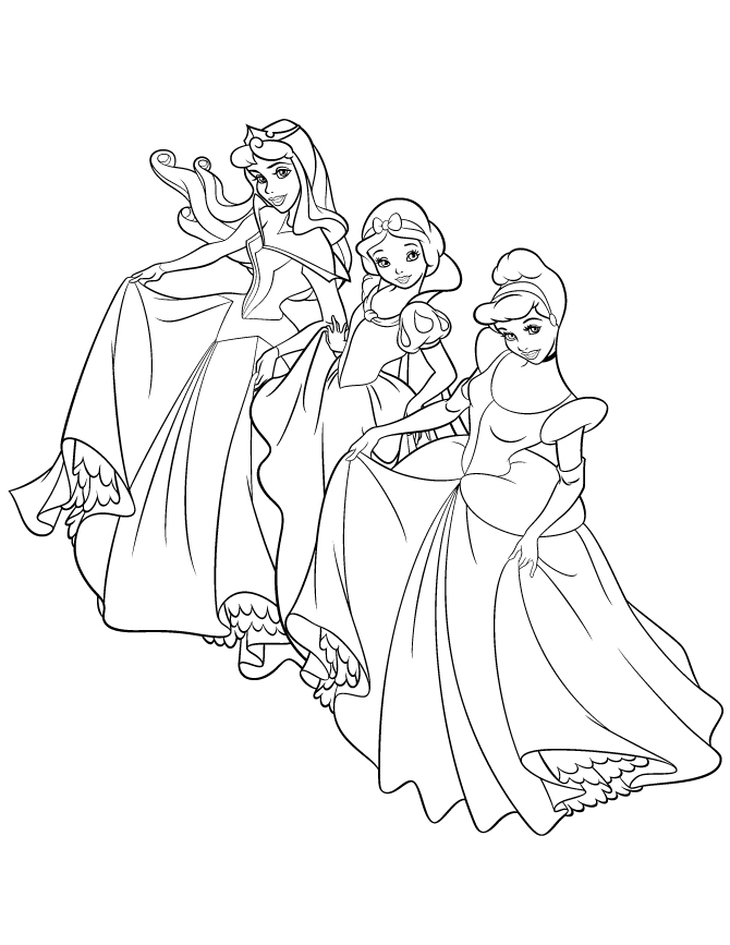 Disney princess aurora Colouring Pages (page 2)