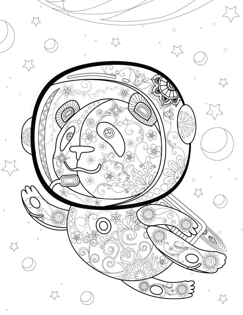 Adult Coloring Pages - Panda Designs [Free Printable Sheets]